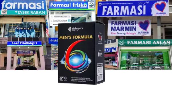 Mens Formula di Farmasi berdekatan
